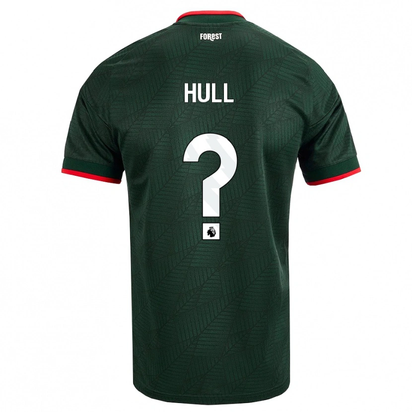 Danxen Niño Camiseta Ethan Hull #0 Verdeoscuro Rojo 2ª Equipación 2026/27 La Camisa México