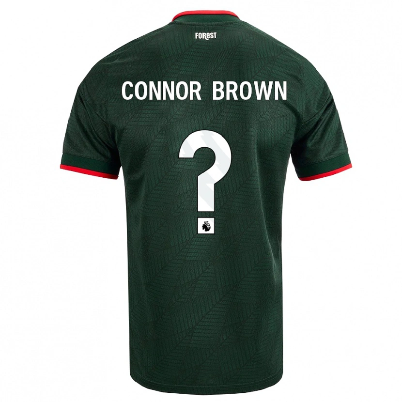 Danxen Niño Camiseta Connor Brown #0 Verdeoscuro Rojo 2ª Equipación 2026/27 La Camisa México