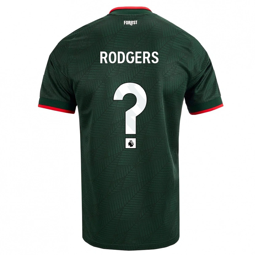 Danxen Niño Camiseta Amy Rodgers #0 Verdeoscuro Rojo 2ª Equipación 2026/27 La Camisa México