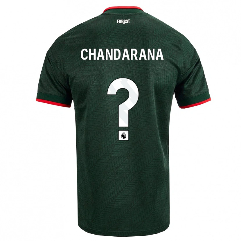 Danxen Niño Camiseta Millie Chandarana #0 Verdeoscuro Rojo 2ª Equipación 2026/27 La Camisa México