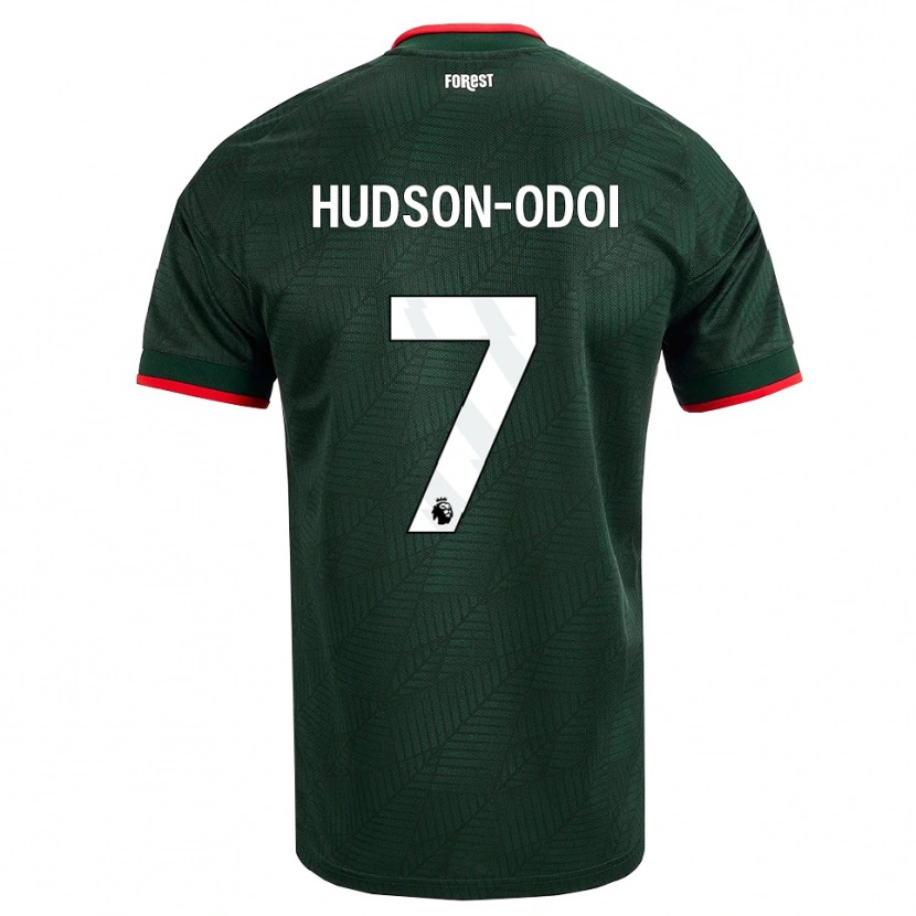Danxen Niño Camiseta Callum Hudson-Odoi #7 Verdeoscuro Rojo 2ª Equipación 2026/27 La Camisa México
