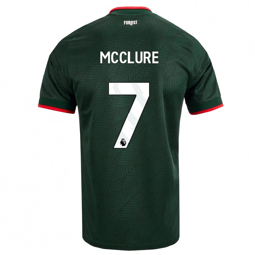 Danxen Niño Camiseta Blaine Mcclure #7 Verdeoscuro Rojo 2ª Equipación 2026/27 La Camisa México