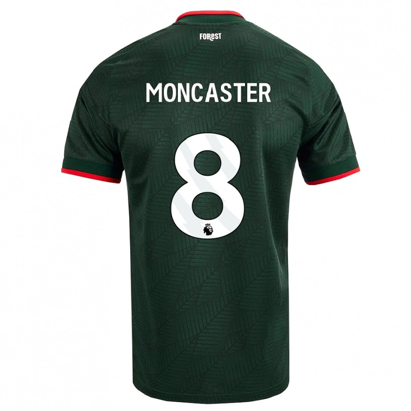 Danxen Niño Camiseta Mai Moncaster #8 Verdeoscuro Rojo 2ª Equipación 2026/27 La Camisa México