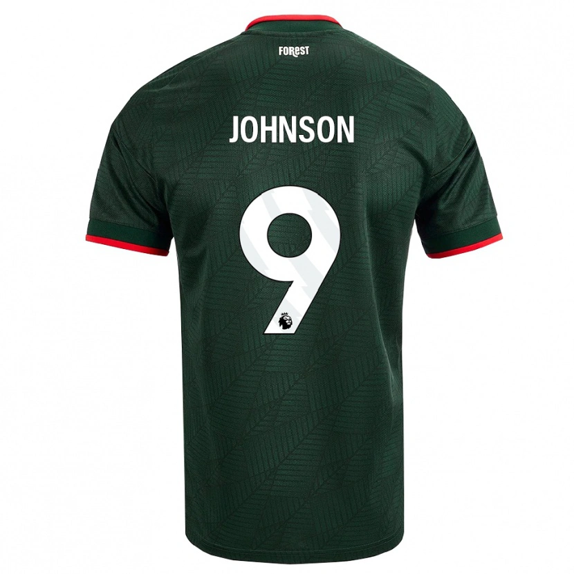 Danxen Niño Camiseta Melissa Johnson #9 Verdeoscuro Rojo 2ª Equipación 2026/27 La Camisa México