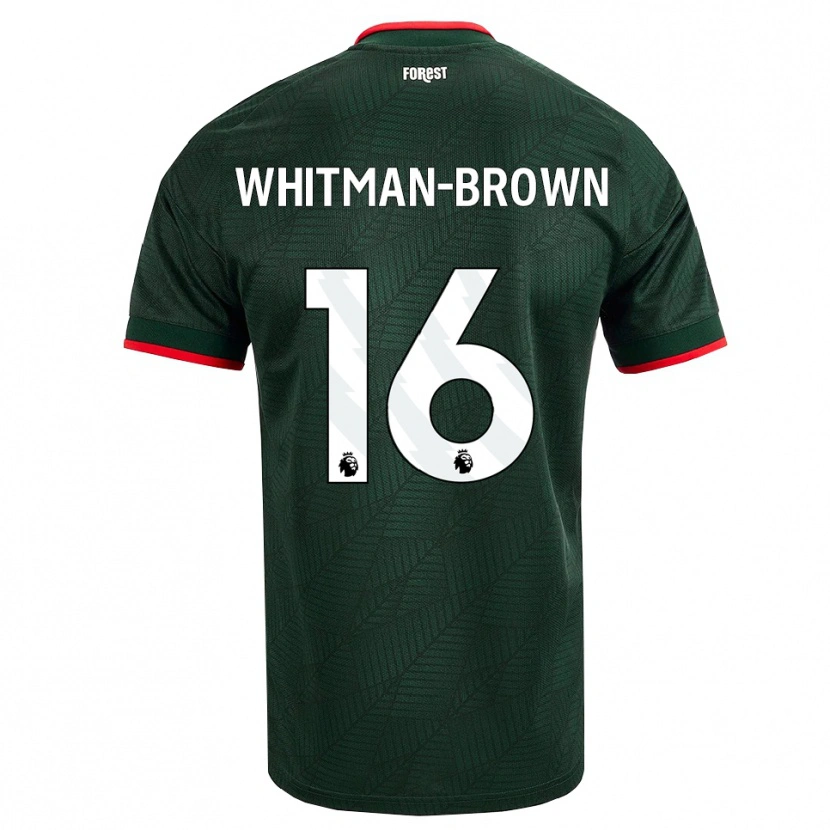 Danxen Niño Camiseta Chae Whitman-Brown #16 Verdeoscuro Rojo 2ª Equipación 2026/27 La Camisa México