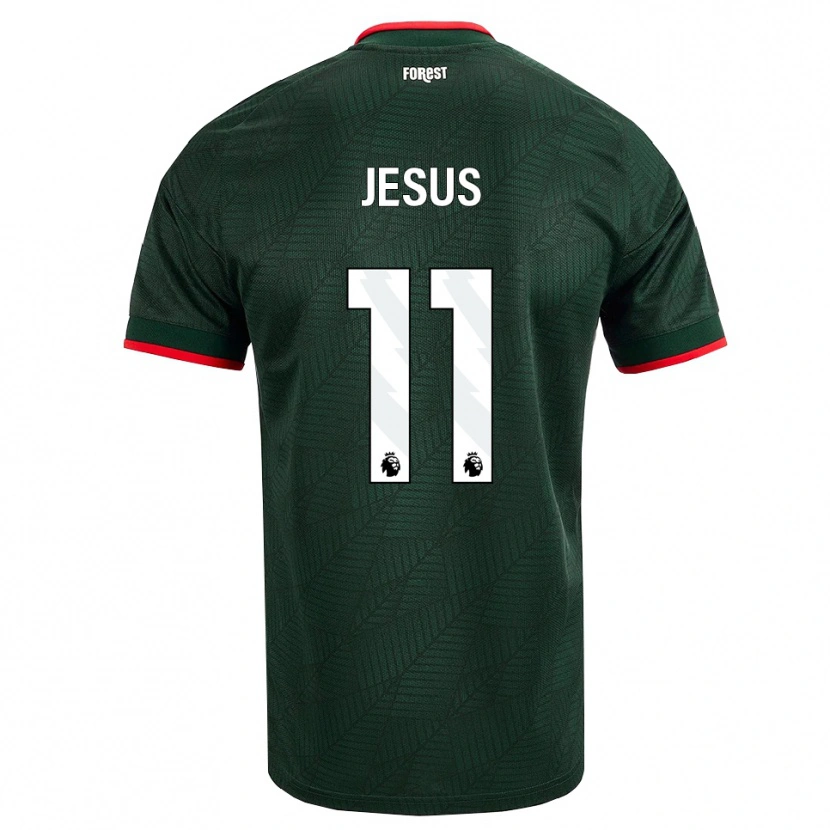 Danxen Niño Camiseta Igor Jesus #11 Verdeoscuro Rojo 2ª Equipación 2026/27 La Camisa México