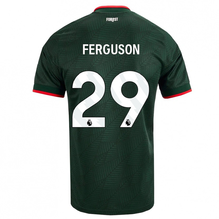 Danxen Niño Camiseta Georgie Ferguson #29 Verdeoscuro Rojo 2ª Equipación 2026/27 La Camisa México