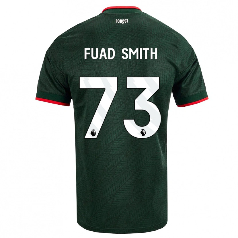 Danxen Niño Camiseta Fuad Smith #73 Verdeoscuro Rojo 2ª Equipación 2026/27 La Camisa México