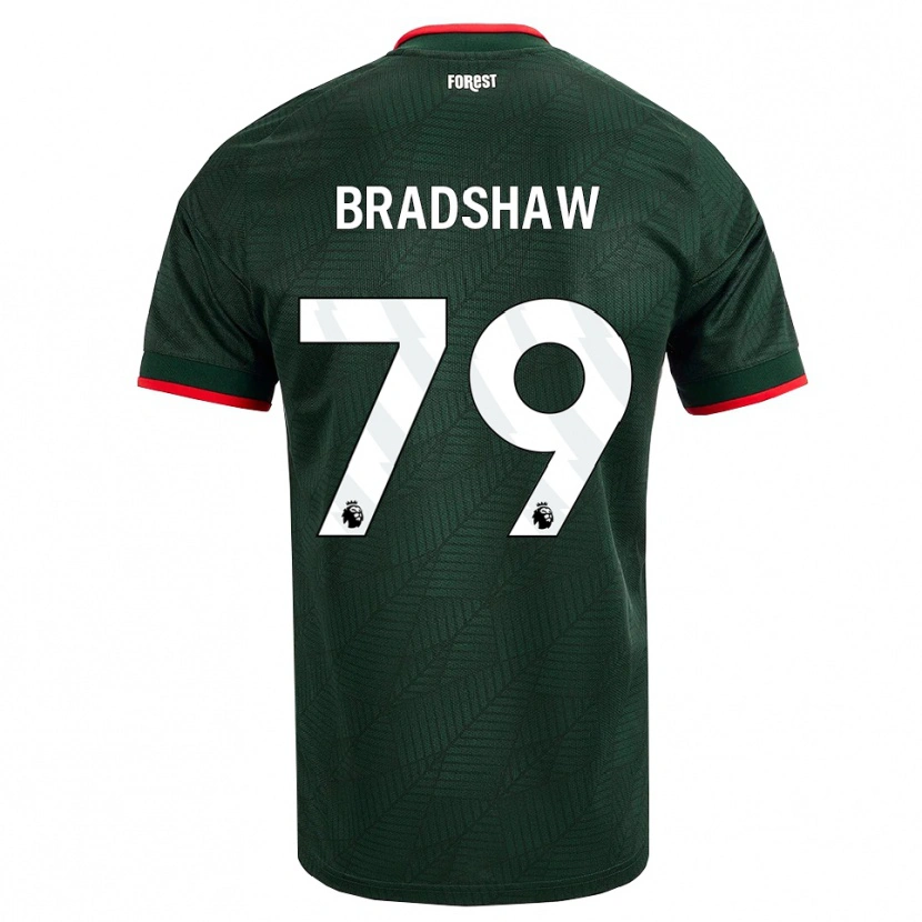 Danxen Niño Camiseta Alfie Bradshaw #79 Verdeoscuro Rojo 2ª Equipación 2026/27 La Camisa México
