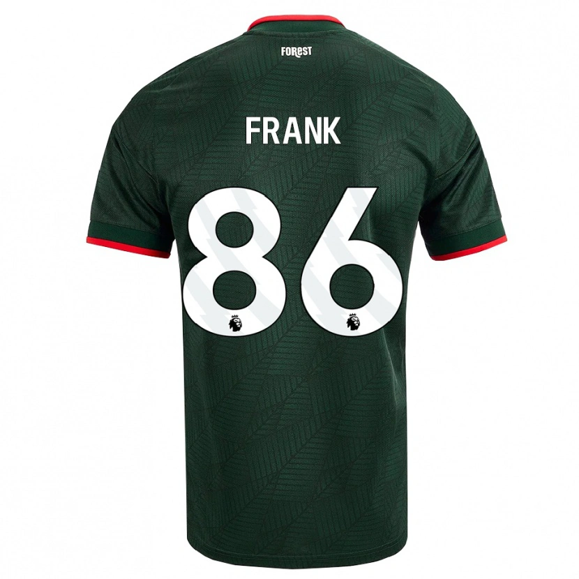 Danxen Niño Camiseta Frank Djamna #86 Verdeoscuro Rojo 2ª Equipación 2026/27 La Camisa México