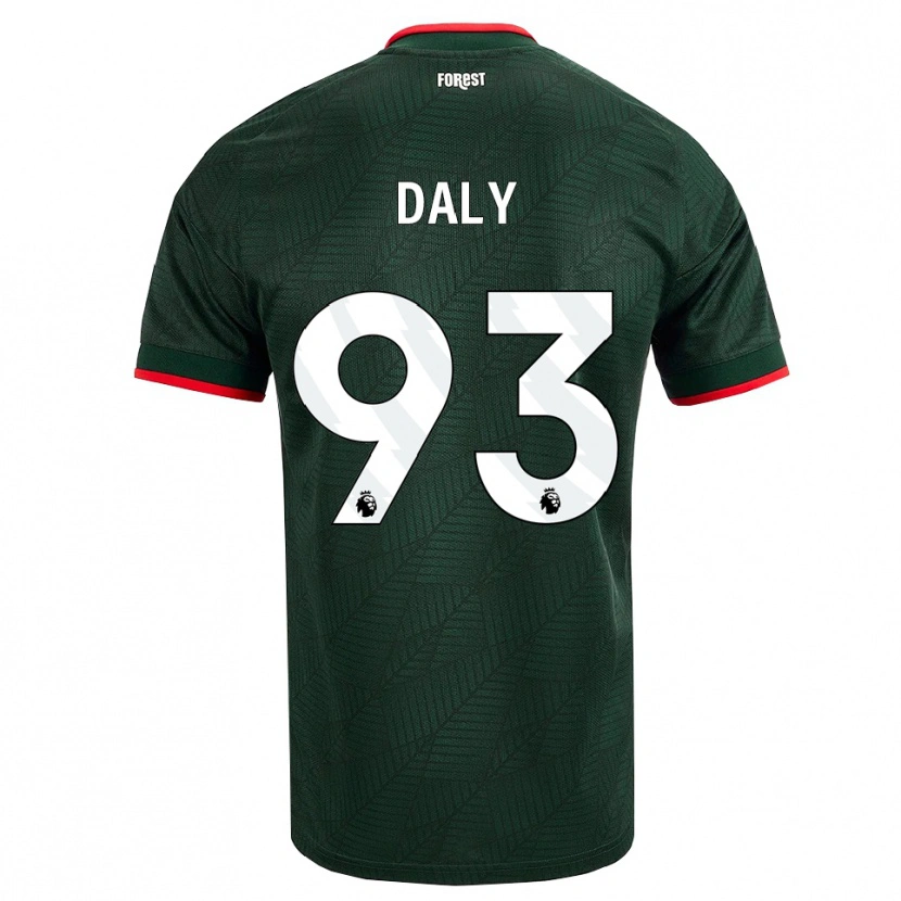 Danxen Niño Camiseta Cormac Daly #93 Verdeoscuro Rojo 2ª Equipación 2026/27 La Camisa México