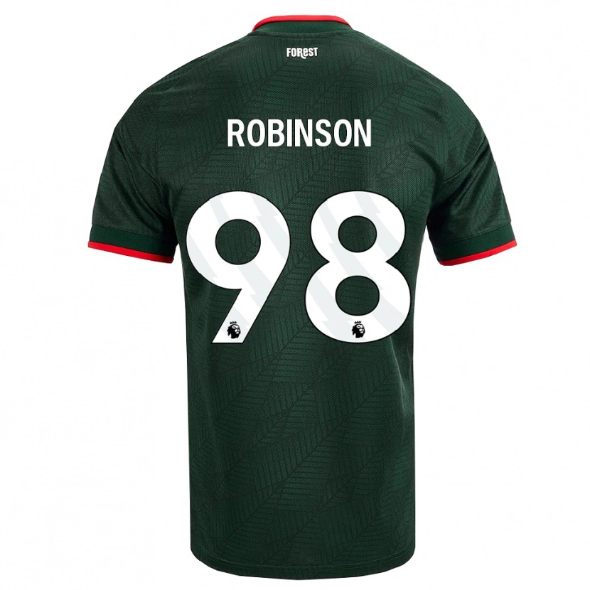 Danxen Niño Camiseta Riko Robinson #98 Verdeoscuro Rojo 2ª Equipación 2026/27 La Camisa México