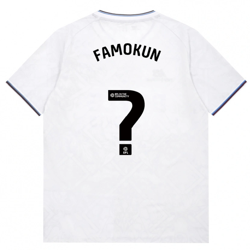 Danxen Niño Camiseta Emmanuel Famokun #0 Borgoña Blanco 2ª Equipación 2026/27 La Camisa México