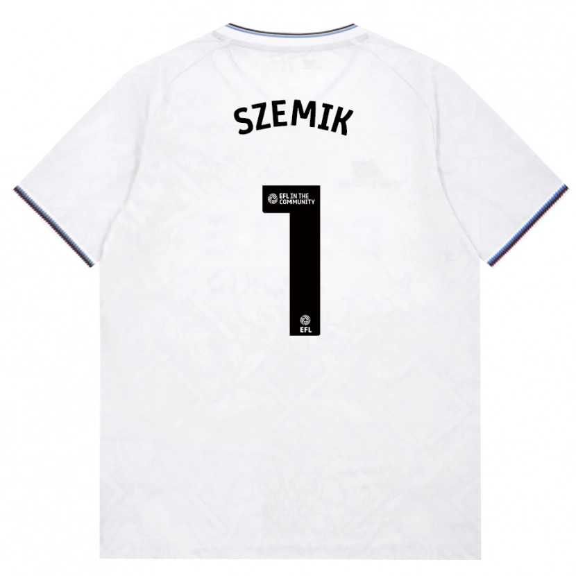 Danxen Niño Camiseta Kinga Szemik #1 Borgoña Blanco 2ª Equipación 2026/27 La Camisa México