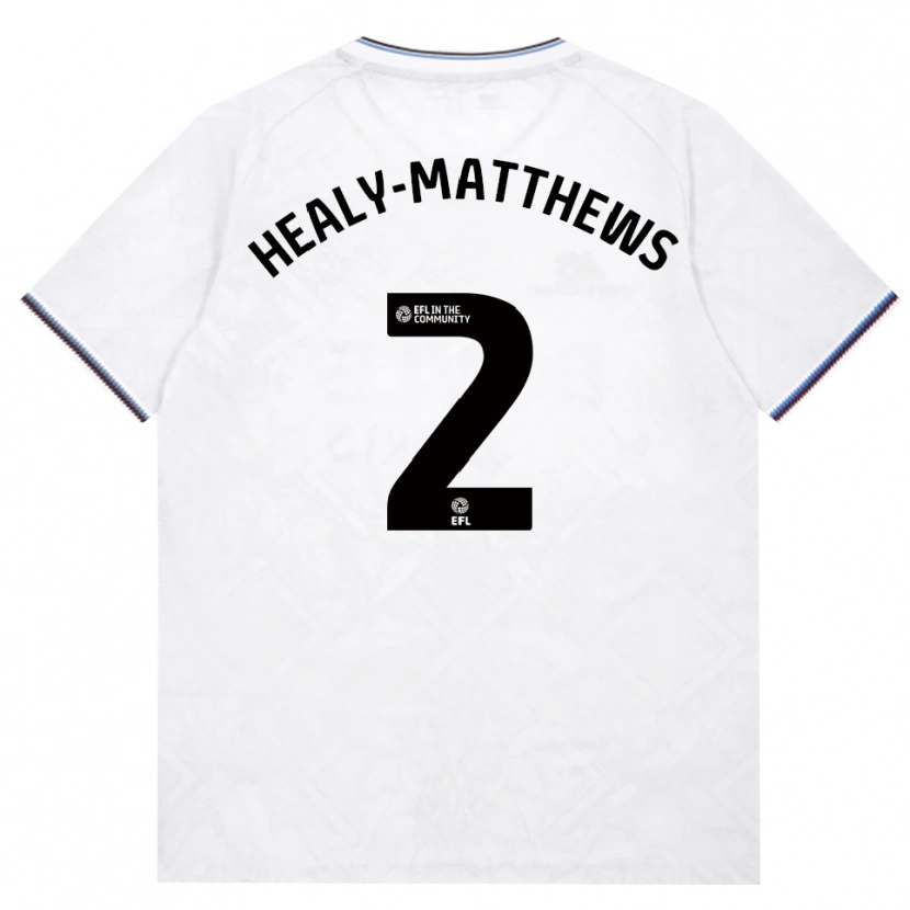 Danxen Niño Camiseta Kyle Healy-Matthews #2 Borgoña Blanco 2ª Equipación 2026/27 La Camisa México
