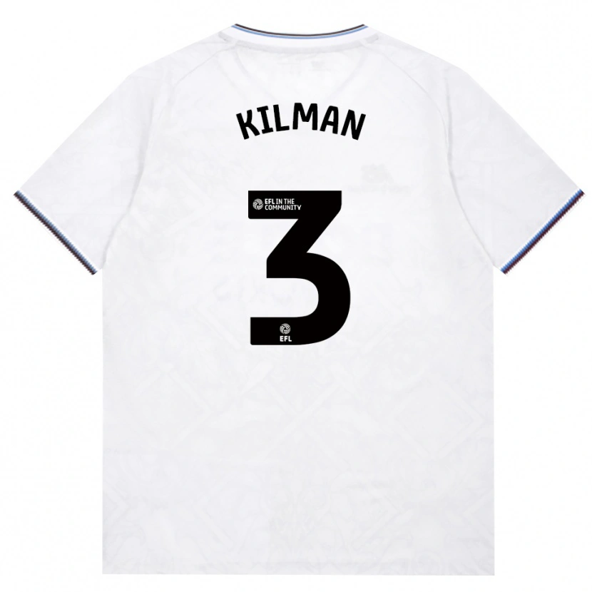Danxen Niño Camiseta Maximilian Kilman #3 Borgoña Blanco 2ª Equipación 2026/27 La Camisa México