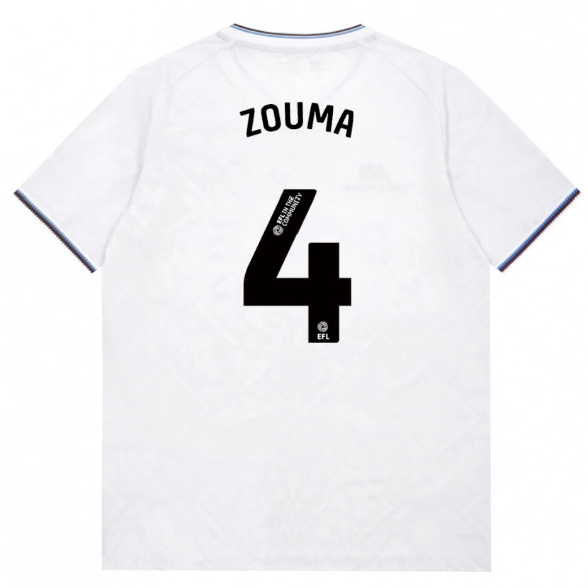 Danxen Niño Camiseta Kurt Zouma #4 Borgoña Blanco 2ª Equipación 2026/27 La Camisa México