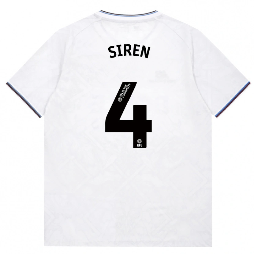 Danxen Niño Camiseta Oona Siren #4 Borgoña Blanco 2ª Equipación 2026/27 La Camisa México