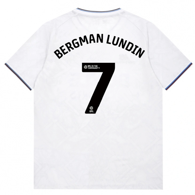 Danxen Niño Camiseta Marika Bergman-Lundin #7 Borgoña Blanco 2ª Equipación 2026/27 La Camisa México