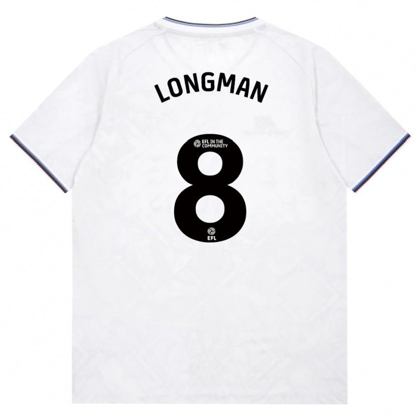 Danxen Niño Camiseta Jude Longman #8 Borgoña Blanco 2ª Equipación 2026/27 La Camisa México