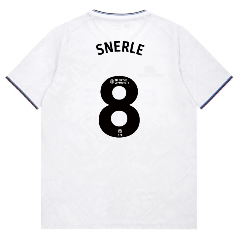 Danxen Niño Camiseta Emma Snerle #8 Borgoña Blanco 2ª Equipación 2026/27 La Camisa México