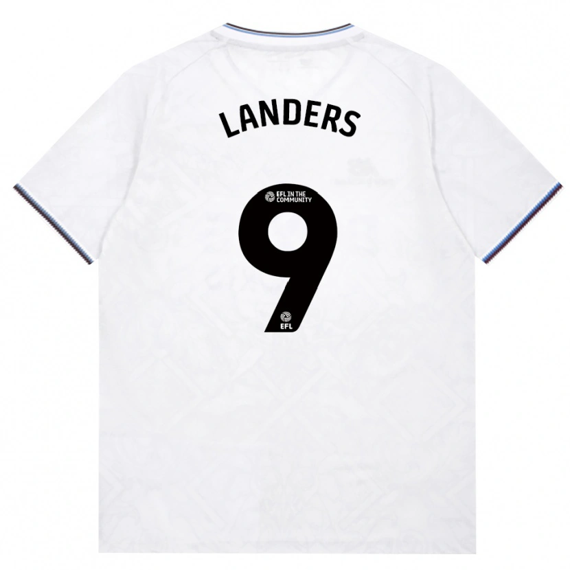 Danxen Niño Camiseta Josh Landers #9 Borgoña Blanco 2ª Equipación 2026/27 La Camisa México