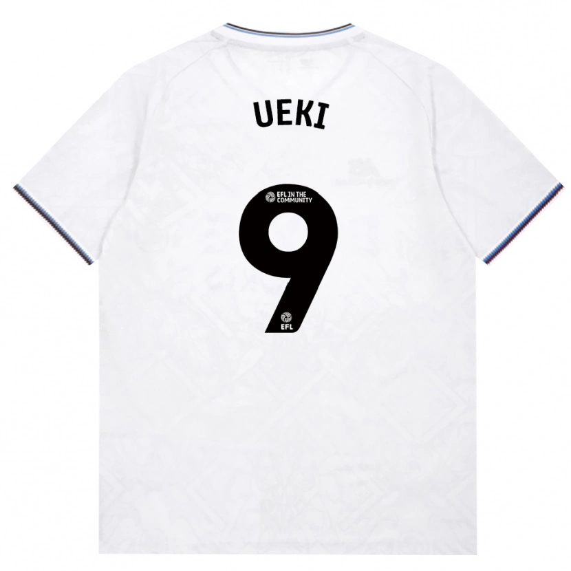 Danxen Niño Camiseta Riko Ueki #9 Borgoña Blanco 2ª Equipación 2026/27 La Camisa México