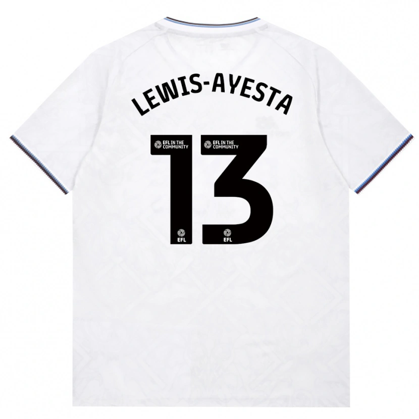 Danxen Niño Camiseta Felix Lewis-Ayesta #13 Borgoña Blanco 2ª Equipación 2026/27 La Camisa México