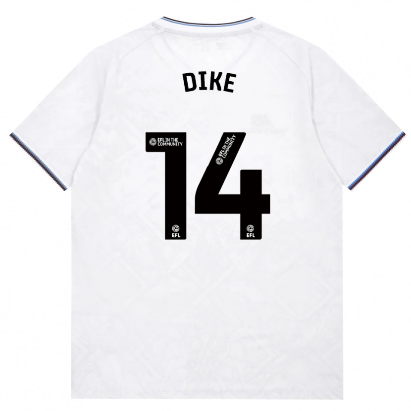 Danxen Niño Camiseta Lewis Dike #14 Borgoña Blanco 2ª Equipación 2026/27 La Camisa México