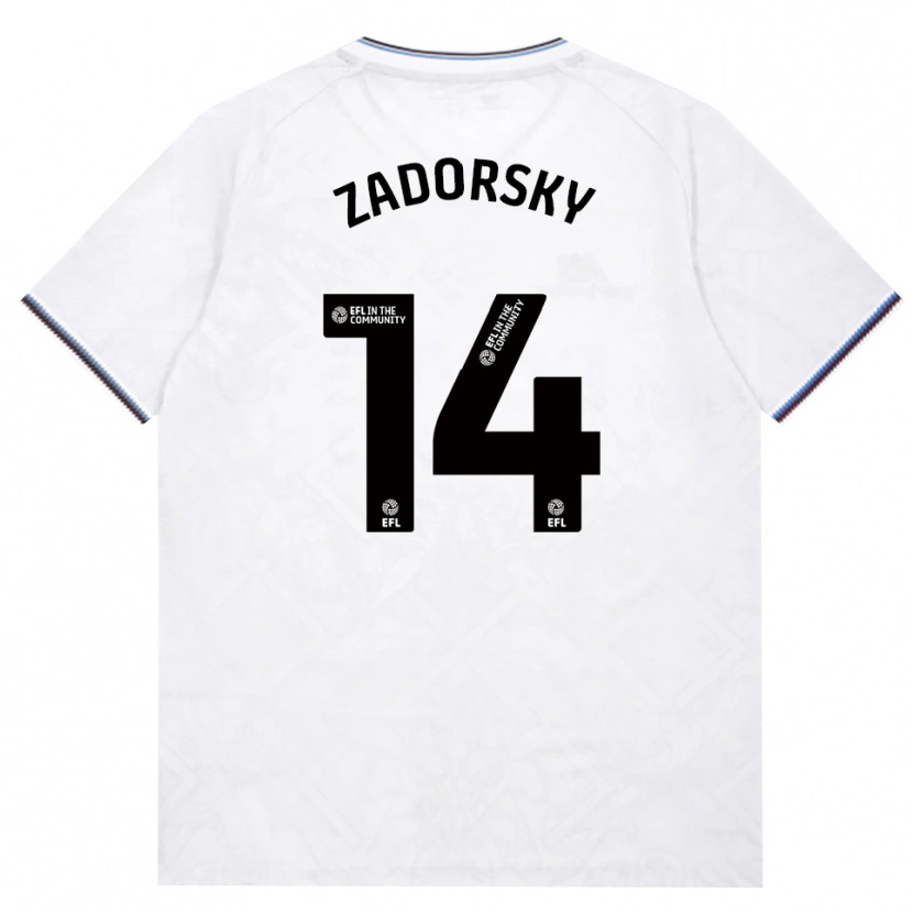 Danxen Niño Camiseta Shelina Zadorsky #14 Borgoña Blanco 2ª Equipación 2026/27 La Camisa México