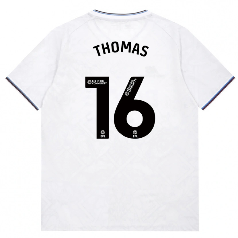 Danxen Niño Camiseta Isaac Thomas #16 Borgoña Blanco 2ª Equipación 2026/27 La Camisa México