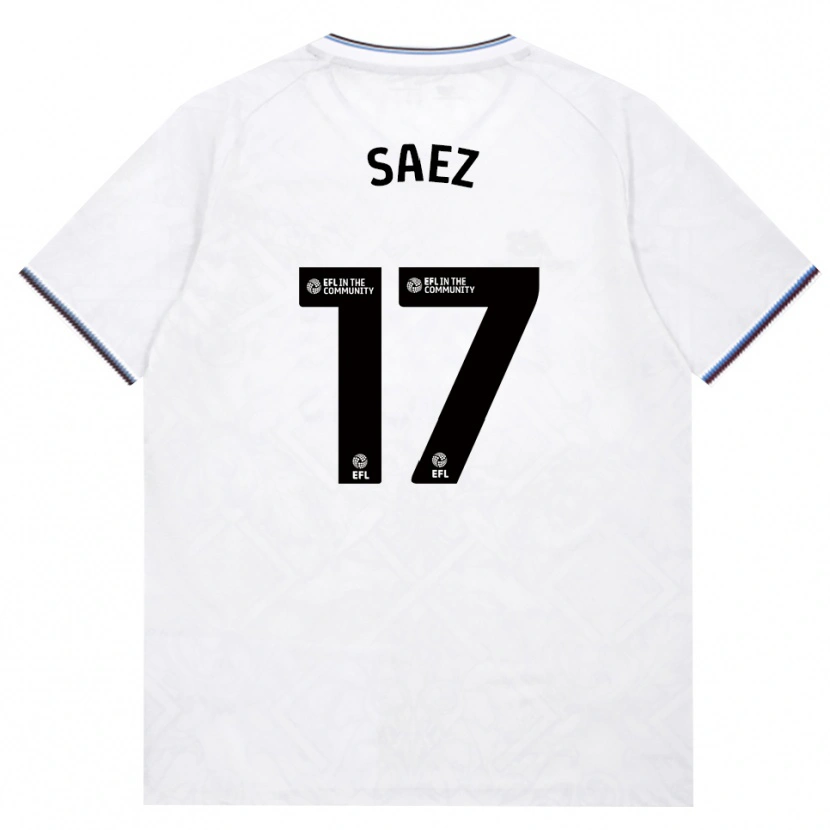 Danxen Niño Camiseta Camila Sáez #17 Borgoña Blanco 2ª Equipación 2026/27 La Camisa México