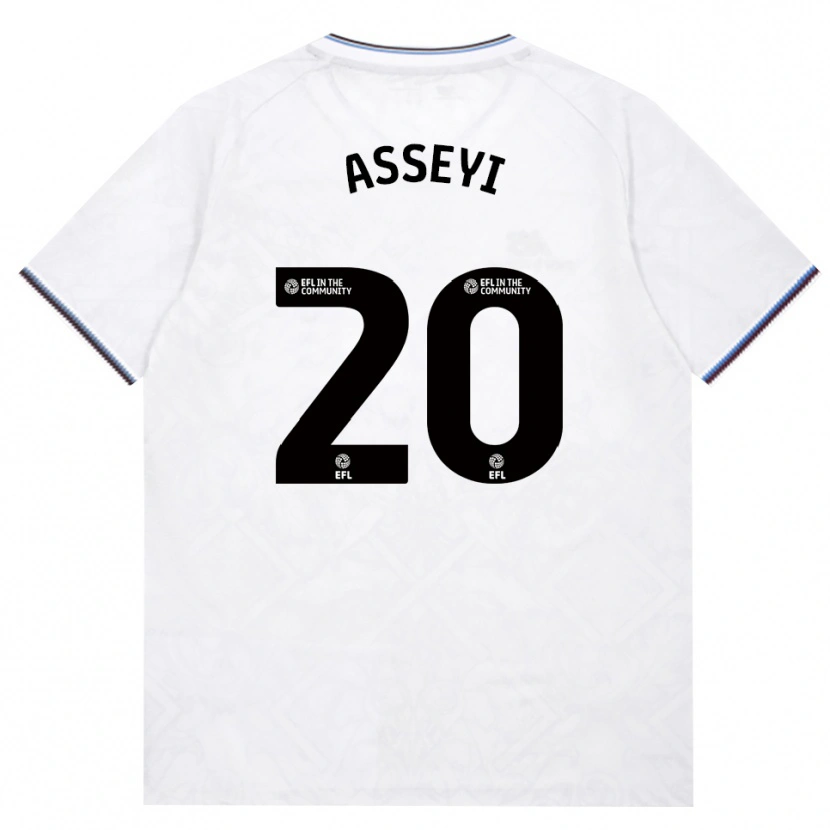 Danxen Niño Camiseta Viviane Asseyi #20 Borgoña Blanco 2ª Equipación 2026/27 La Camisa México