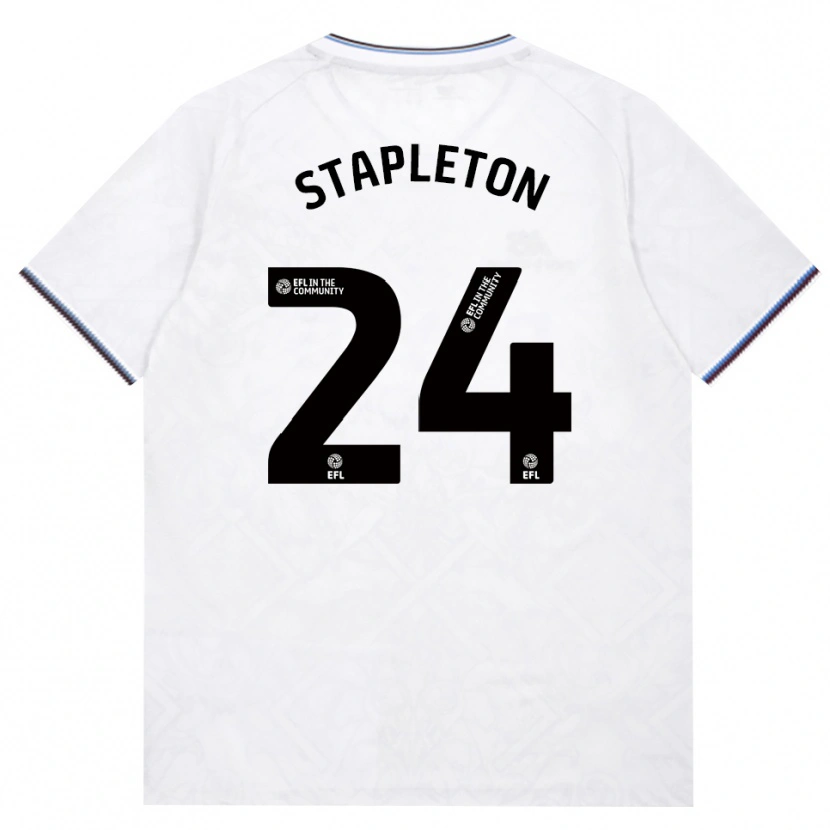 Danxen Niño Camiseta Jessie Stapleton #24 Borgoña Blanco 2ª Equipación 2026/27 La Camisa México