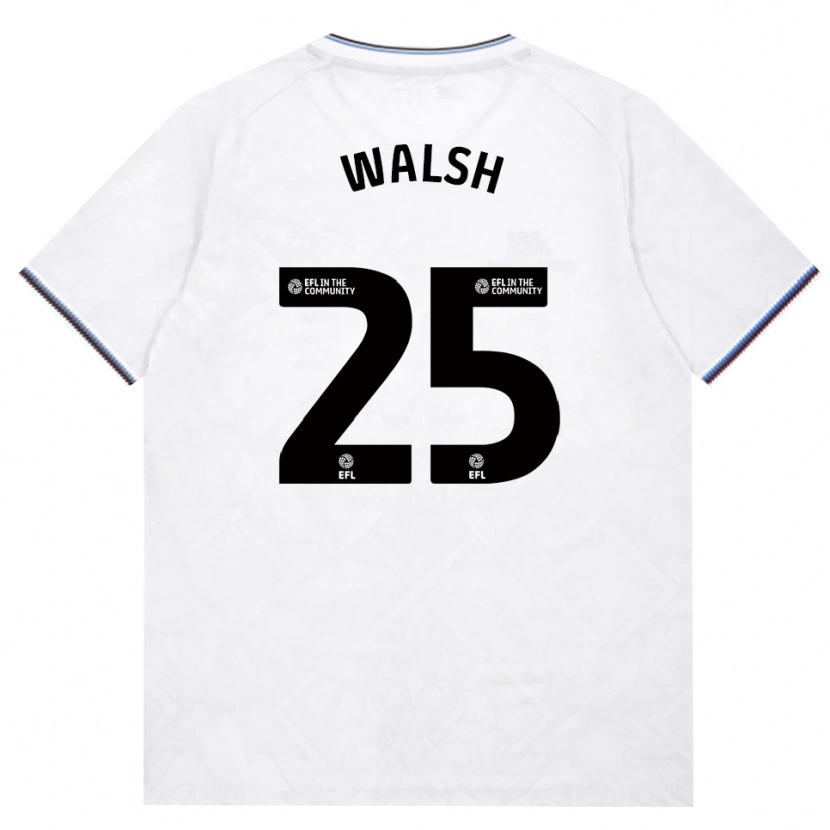 Danxen Niño Camiseta Megan Walsh #25 Borgoña Blanco 2ª Equipación 2026/27 La Camisa México