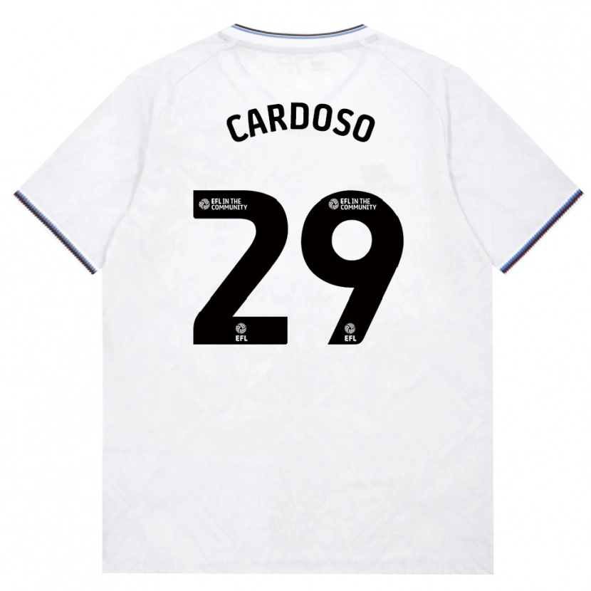 Danxen Niño Camiseta Goncalo Cardoso #29 Borgoña Blanco 2ª Equipación 2026/27 La Camisa México