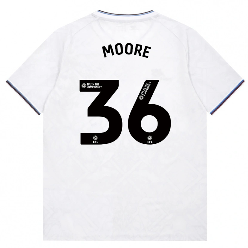 Danxen Niño Camiseta Sean Moore #36 Borgoña Blanco 2ª Equipación 2026/27 La Camisa México