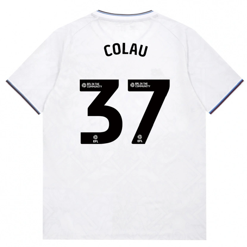Danxen Niño Camiseta Dimitri Colau #37 Borgoña Blanco 2ª Equipación 2026/27 La Camisa México