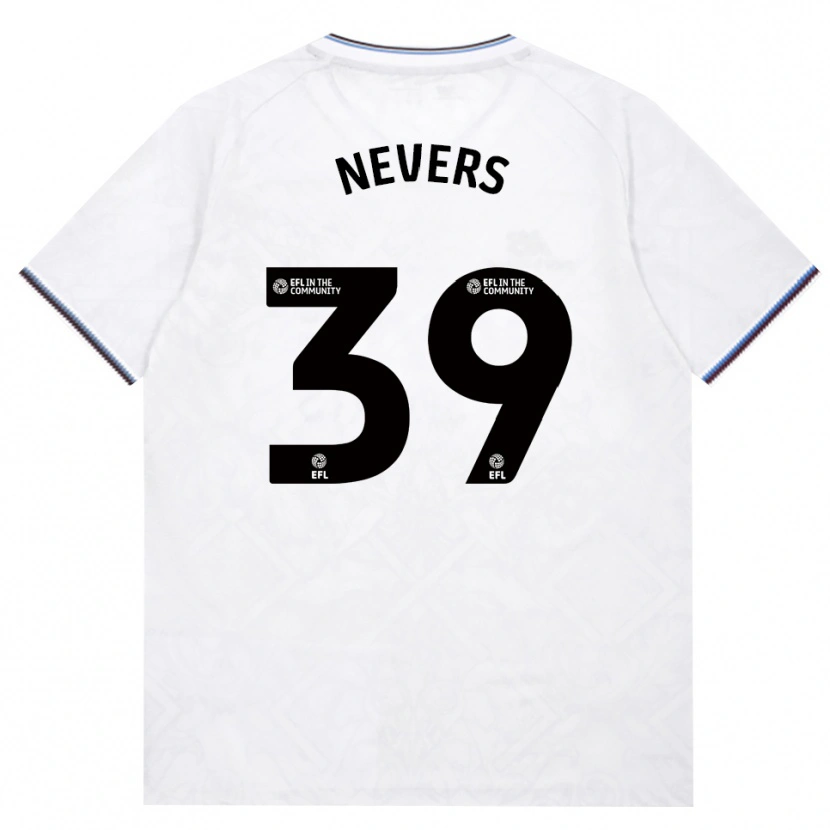 Danxen Niño Camiseta Thierry Nevers #39 Borgoña Blanco 2ª Equipación 2026/27 La Camisa México