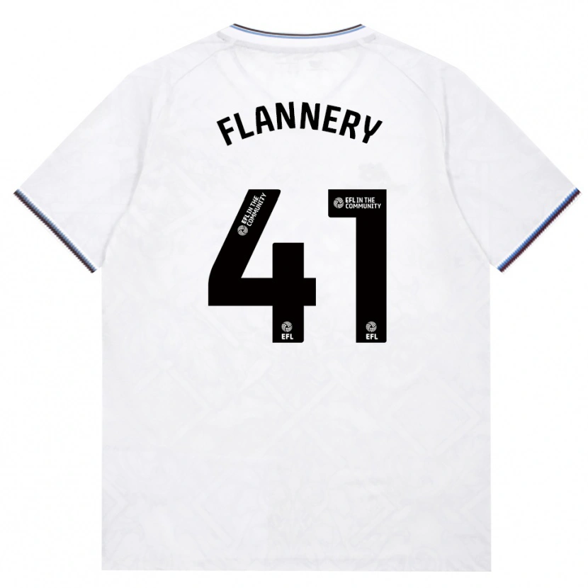 Danxen Niño Camiseta Keira Flannery #41 Borgoña Blanco 2ª Equipación 2026/27 La Camisa México