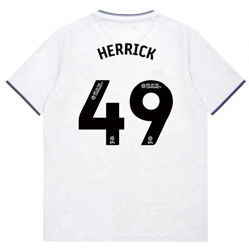 Danxen Niño Camiseta Finlay Herrick #49 Borgoña Blanco 2ª Equipación 2026/27 La Camisa México