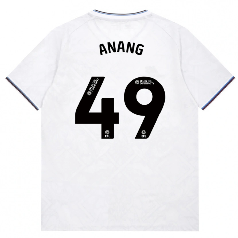 Danxen Niño Camiseta Joseph Anang #49 Borgoña Blanco 2ª Equipación 2026/27 La Camisa México