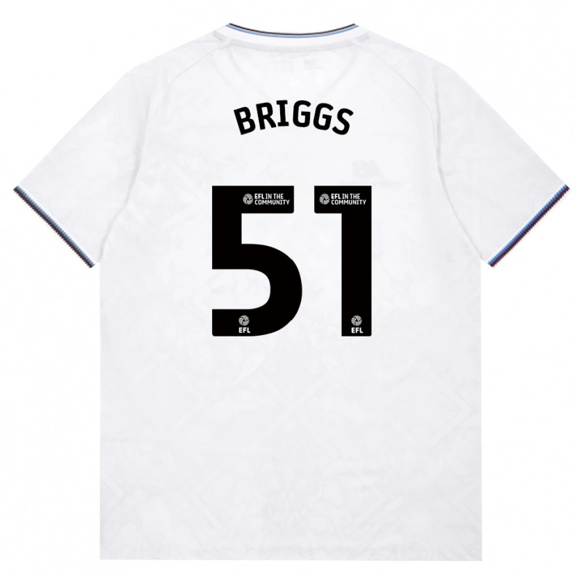 Danxen Niño Camiseta Josh Briggs #51 Borgoña Blanco 2ª Equipación 2026/27 La Camisa México