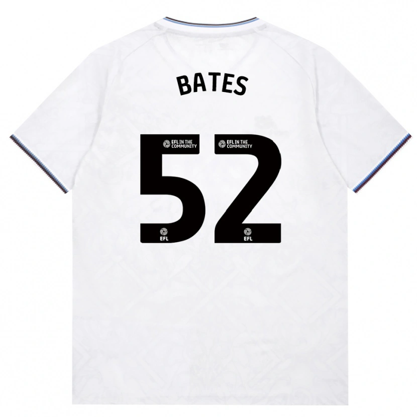 Danxen Niño Camiseta Billy Bates #52 Borgoña Blanco 2ª Equipación 2026/27 La Camisa México