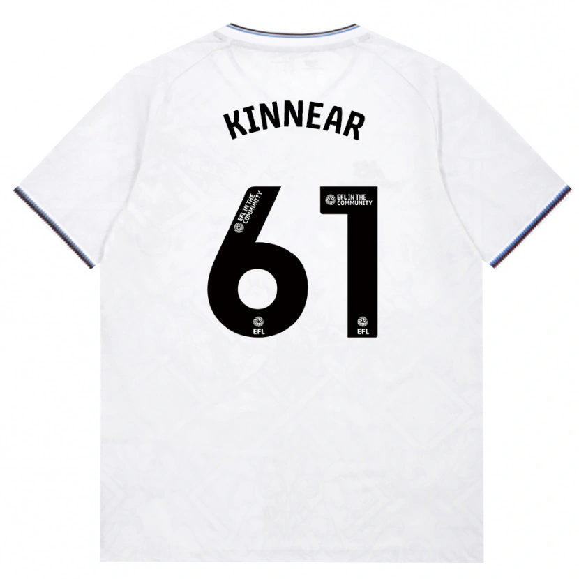 Danxen Niño Camiseta Brian Kinnear #61 Borgoña Blanco 2ª Equipación 2026/27 La Camisa México