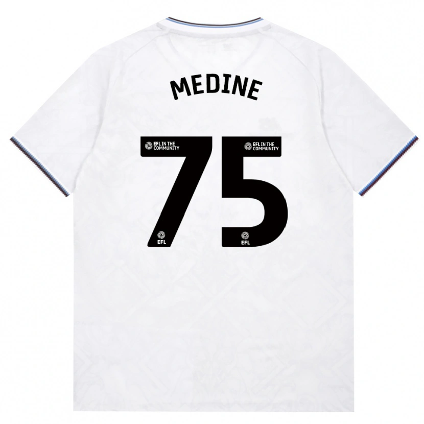 Danxen Niño Camiseta Jethro Medine #75 Borgoña Blanco 2ª Equipación 2026/27 La Camisa México