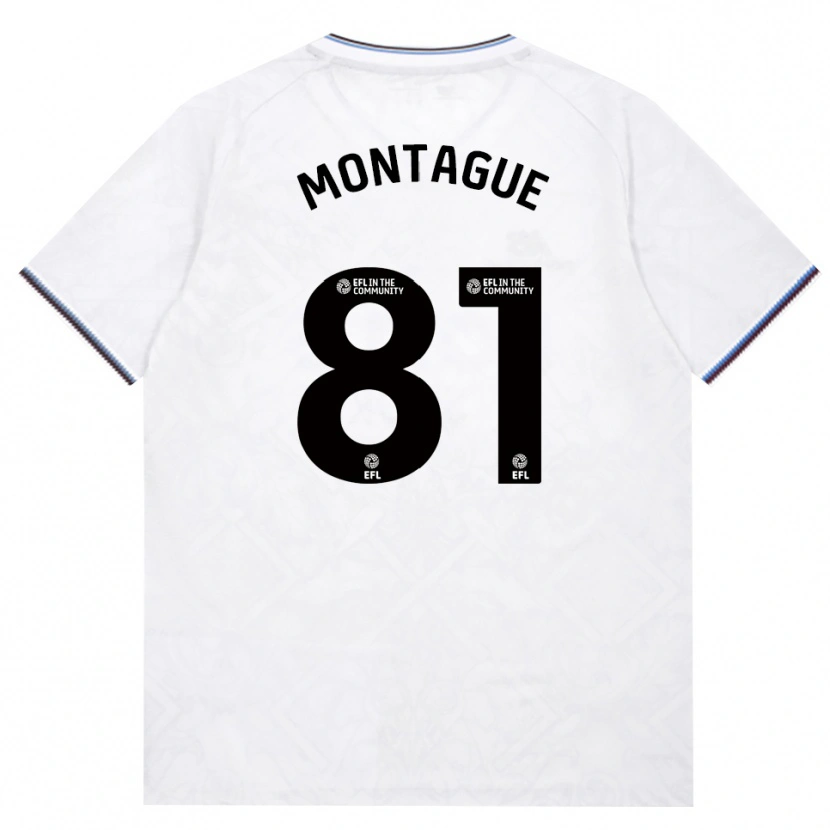 Danxen Niño Camiseta Harry Montague #81 Borgoña Blanco 2ª Equipación 2026/27 La Camisa México