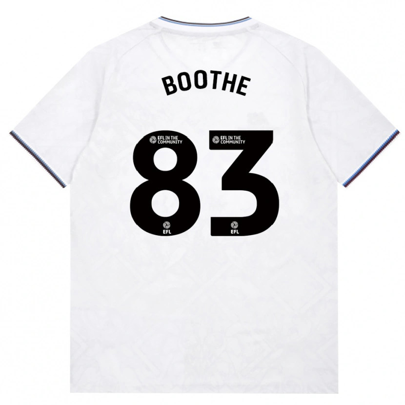 Danxen Niño Camiseta Sebastian Boothe #83 Borgoña Blanco 2ª Equipación 2026/27 La Camisa México