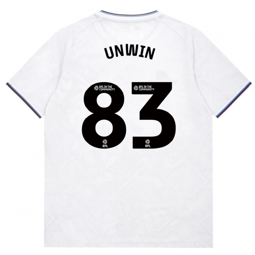 Danxen Niño Camiseta Jonathan Unwin #83 Borgoña Blanco 2ª Equipación 2026/27 La Camisa México