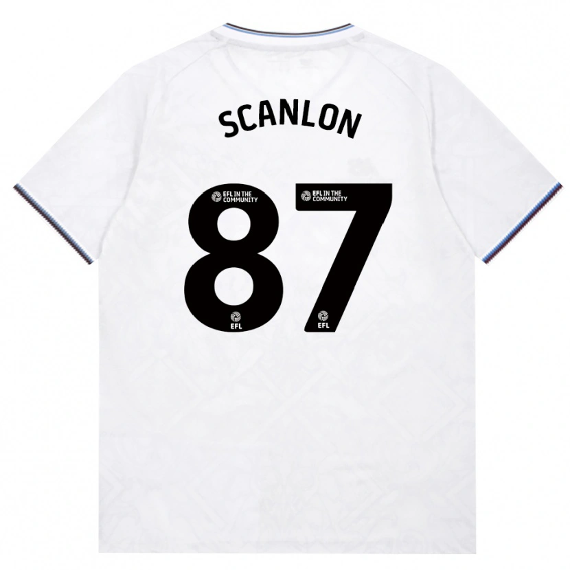 Danxen Niño Camiseta Joe Scanlon #87 Borgoña Blanco 2ª Equipación 2026/27 La Camisa México